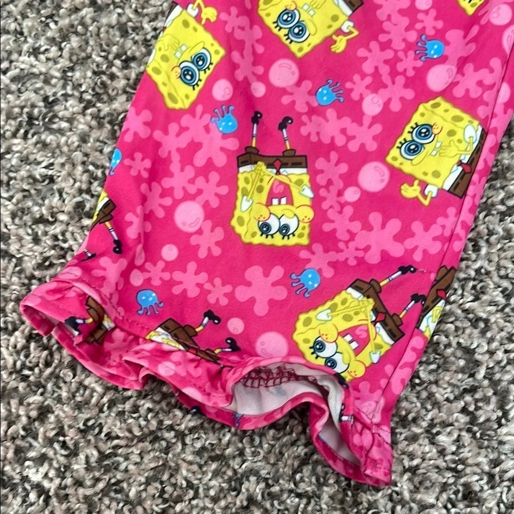 SpongeBob SquarePants Pink Kids Pajama Bottoms